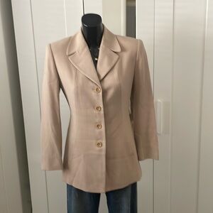 A stylish women’s wool-blend jacket.